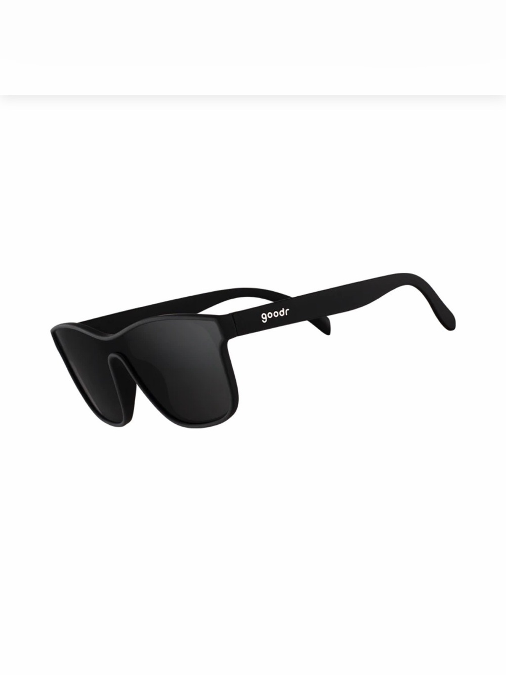 New Goodr The Future is Void Sunglasses Black Unisex Sunnies VRG UPF Lightweight